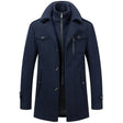Cole | Elegant Layered Wool Coat