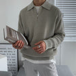 Walter | Relaxed Ribbed Quarter-Zip Sweater