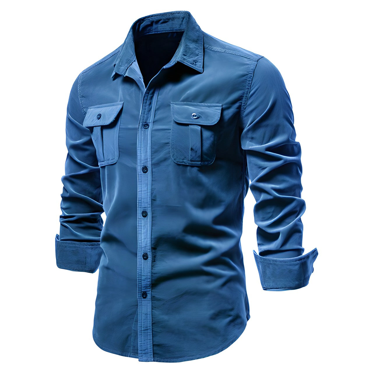 Vincent | Casual Cotton Cargo Shirt - Valereo