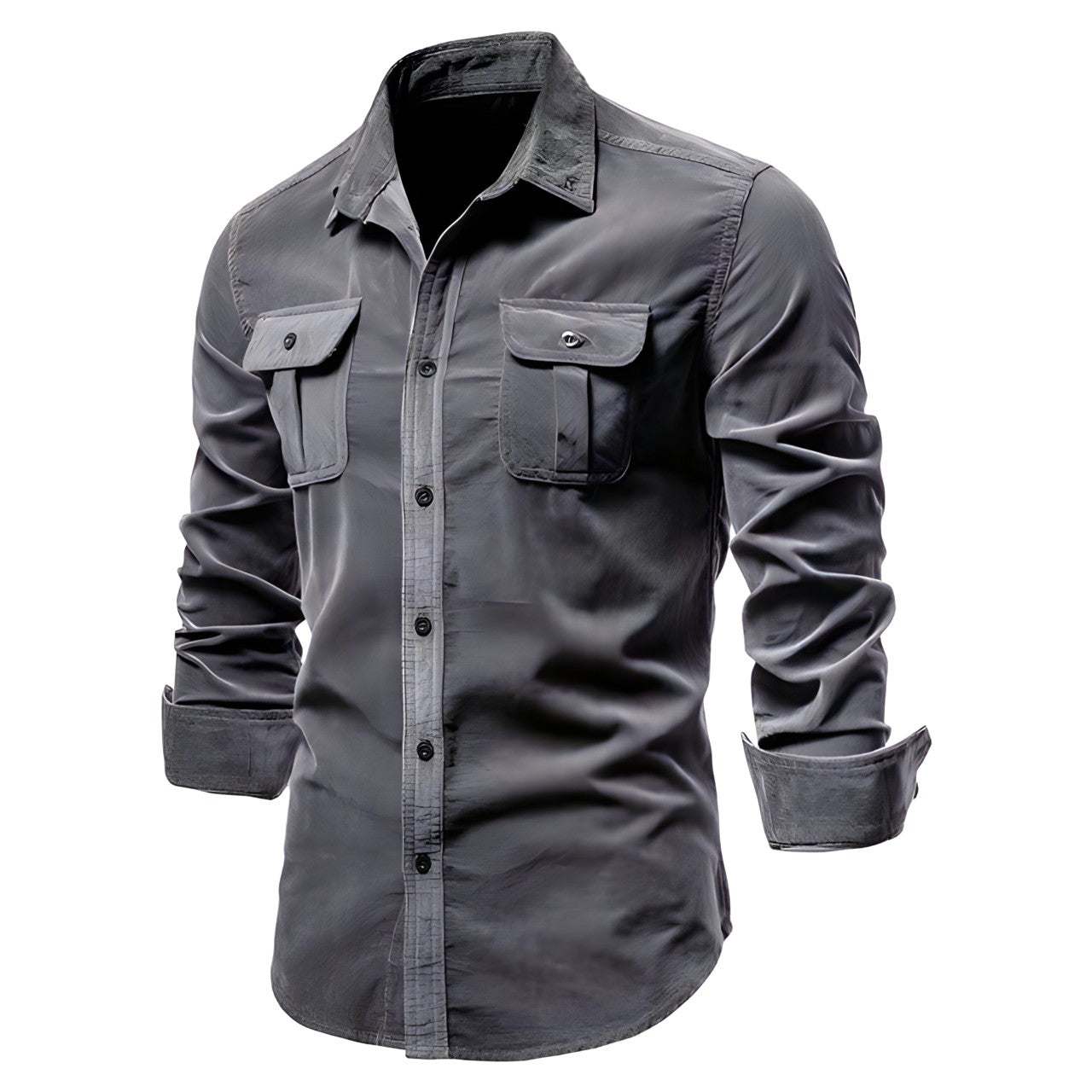 Vincent | Casual Cotton Cargo Shirt - Valereo