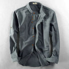 Vincent | Refined Mandarin Collar Shirt - Valereo