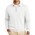 Reginald | Refined Geometric Quarter-Zip Sweater