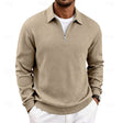 Reginald | Refined Geometric Quarter-Zip Sweater