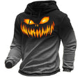 Harlan | Spooky Pumpkin Waffle Hoodie