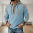 Preston | Rugged Lace-Up Waffle Hoodie